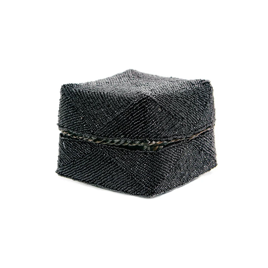 The Beaded Basket - Black - M