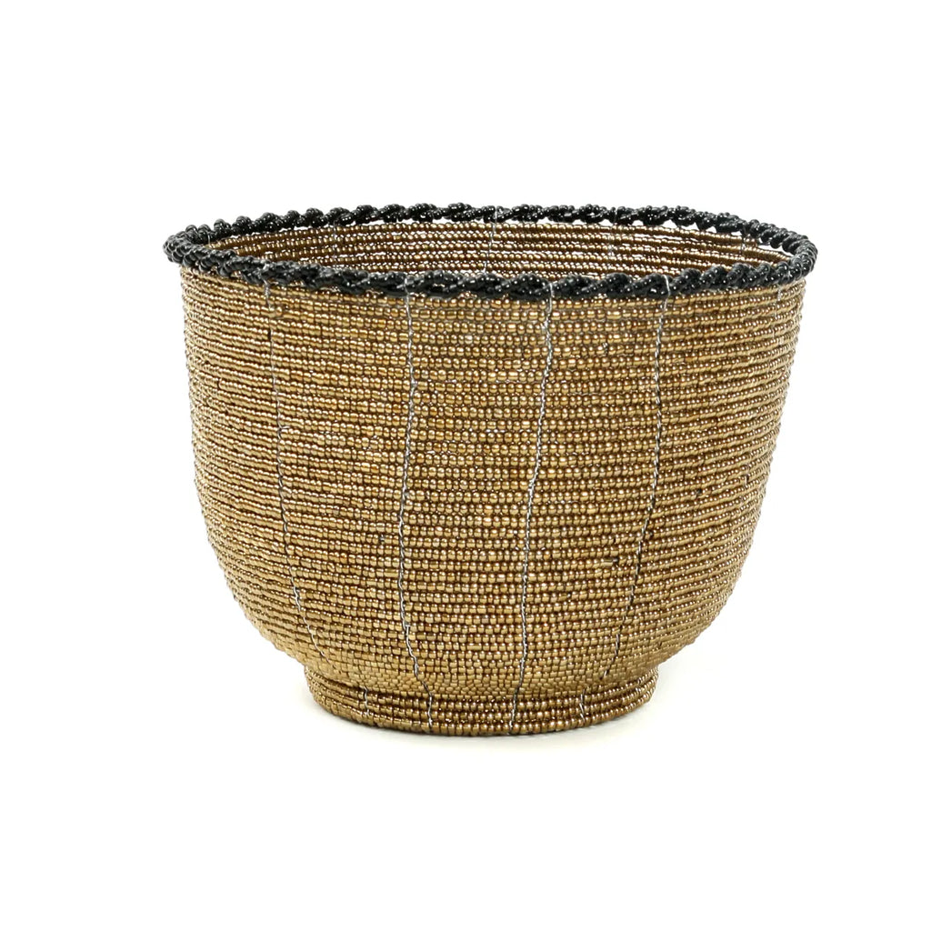 The Beaded Candy Bowl - Gold - M