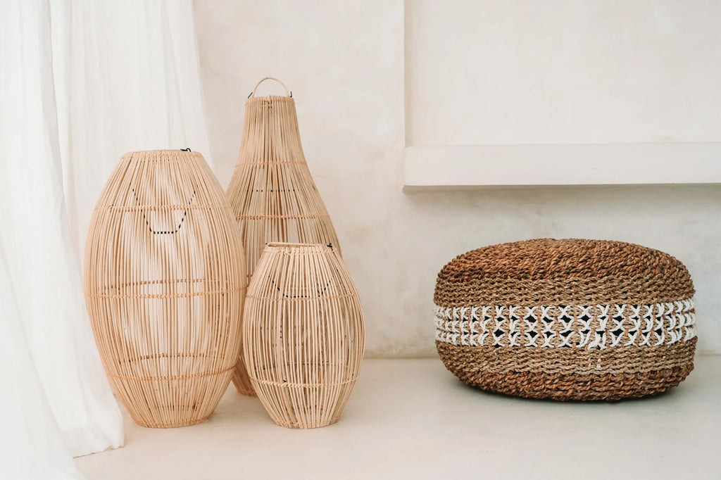 The Macrame Pouf