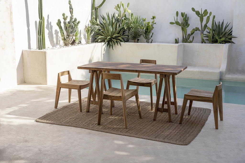 The Paxi Dining Chair - Natural - Outdoor