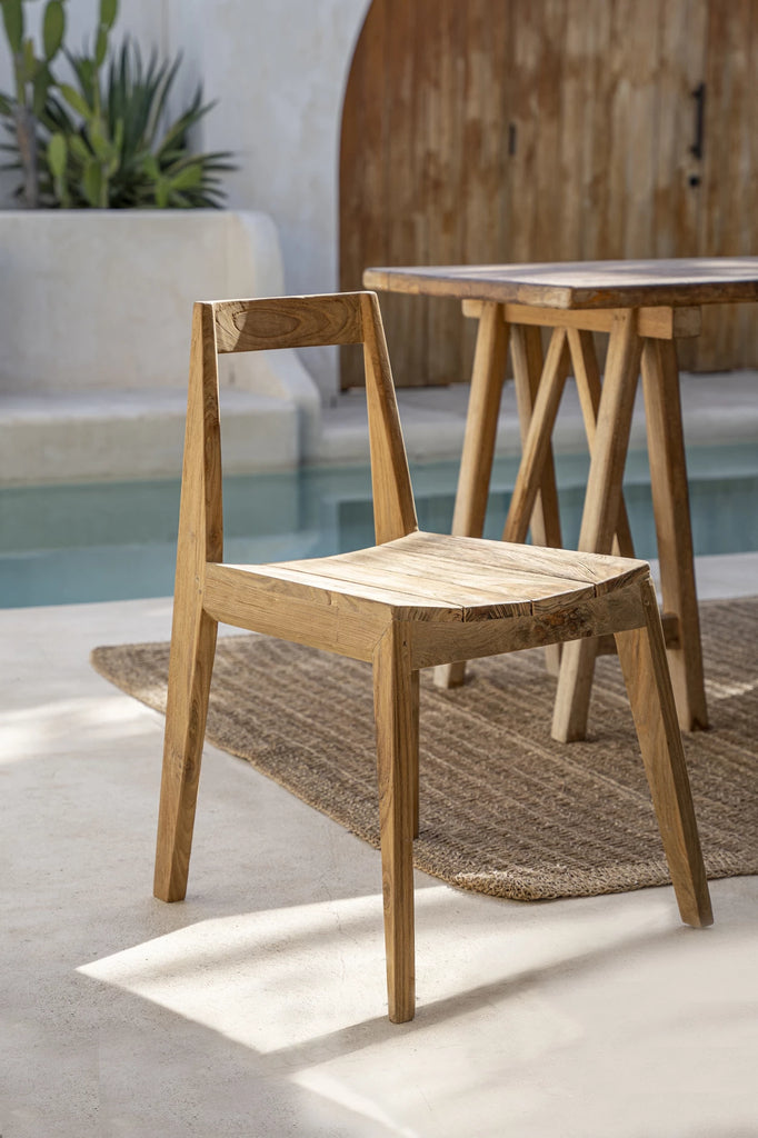 The Paxi Dining Chair - Natural - Outdoor