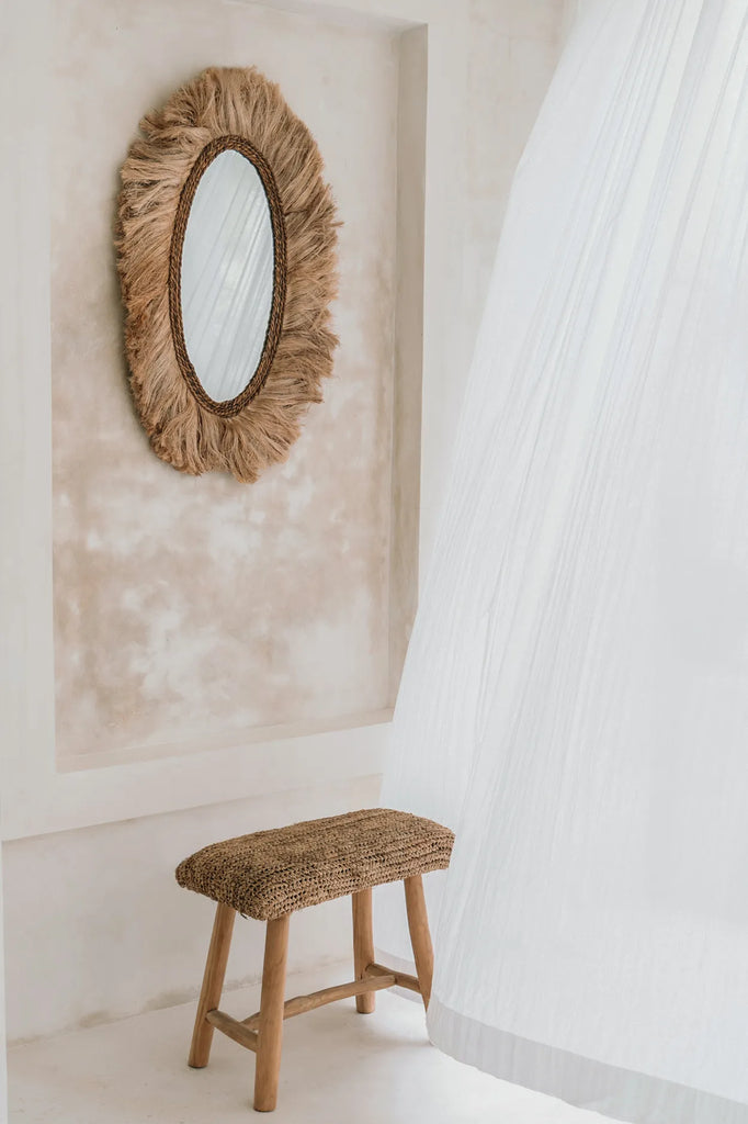 The Raffia Bench - Natural