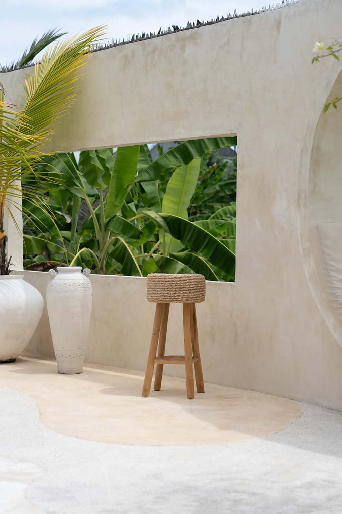 The Raffia Bar Stool