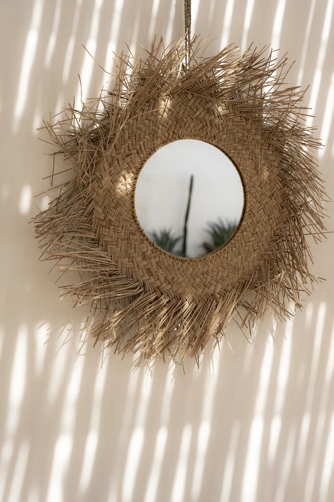 The Rattan Mirror - Natural - M