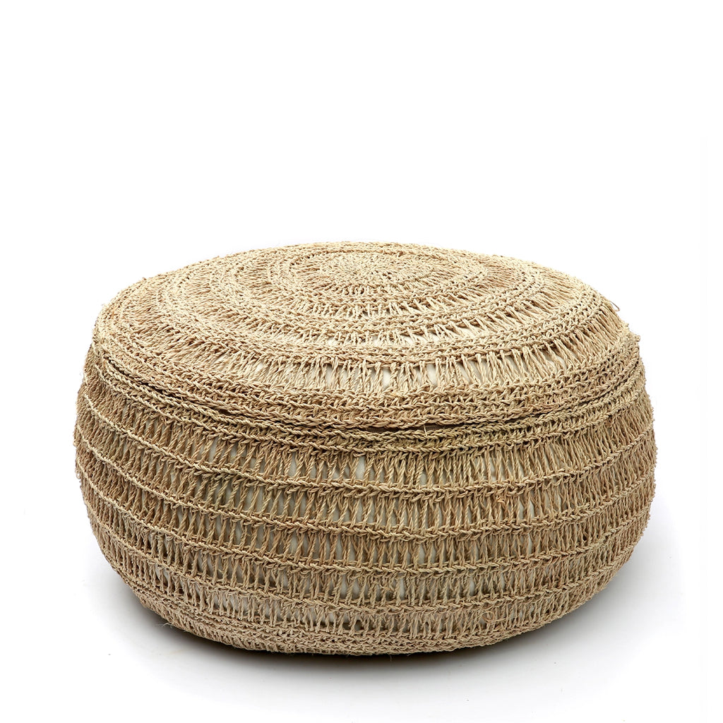 The Seagrass Pouffe - Natural - M