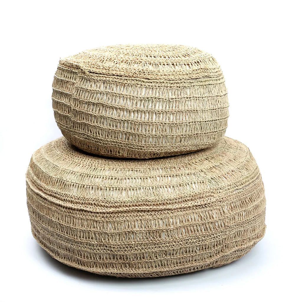 The Seagrass Pouffe - Natural - M