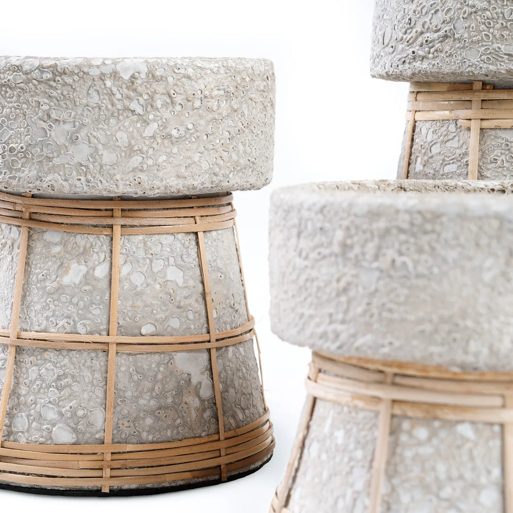 The Serene Candle Holder - Concrete Natural - M