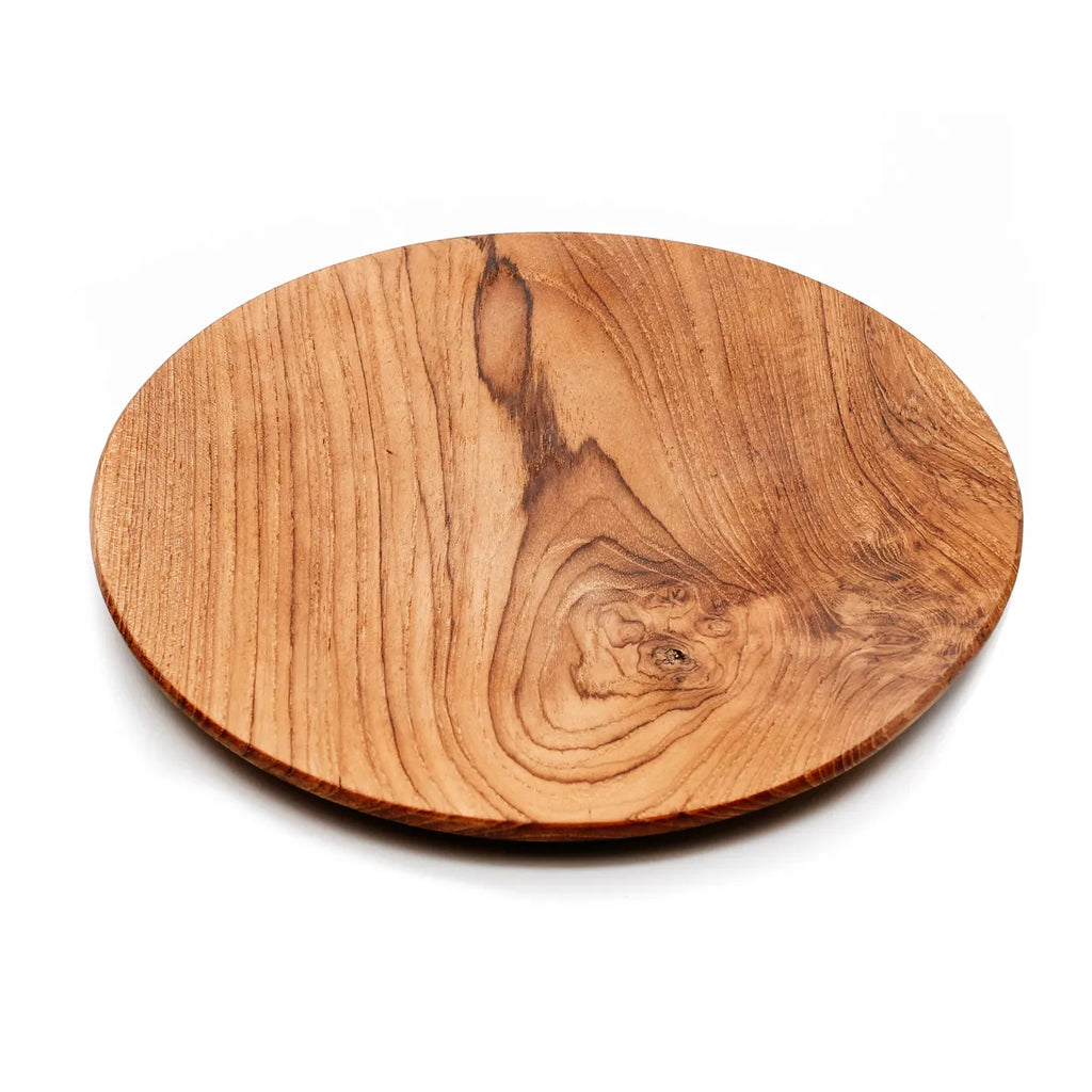 The Teak Root Round Plate - L