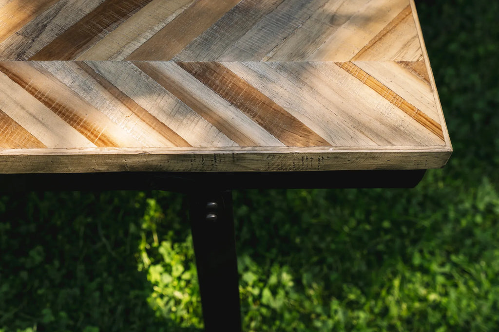 The Herringbone Bench - Natural - 110