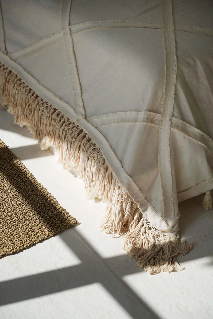 The Berber Bed Throw - Natural